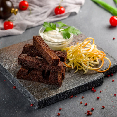 Чесночные гренки с сыром, 120гр